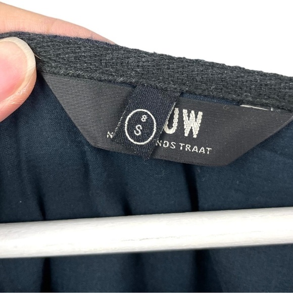 NEUW Midnight Blue Flared Sleeve Mini Dress Size S - Picture 5 of 6